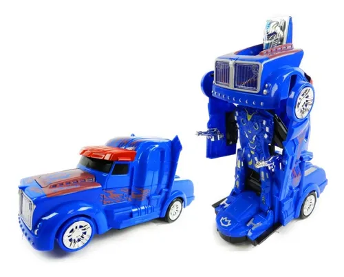 Auto Robot Transformers Juguete Interactivo Luces Sonidos