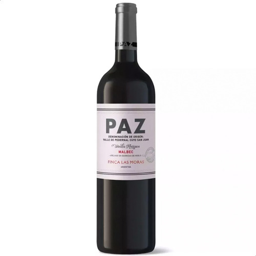 Vino Paz Malbec 750ml. - Valle Del Pedernal