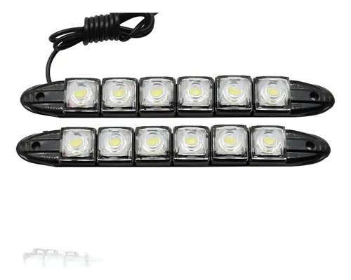 Luces Led Flexibles Para Auto-camioneta-camion D2r Negro Blanco Neutro