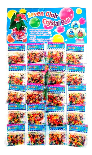 Blister Orbeez Bolitas De Biogel Hidrogel Crece Con El Agua 