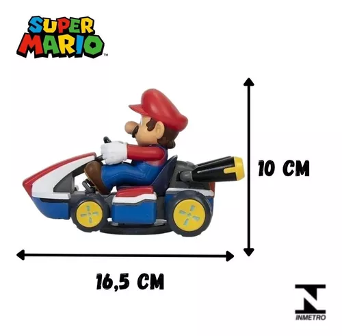 Super Mario Carro Controle Remoto Luigi Kart Racer - Candide