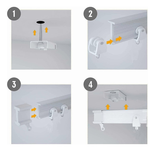 Riel Para Cortina De Techo Riel De Techo Soporte 3m