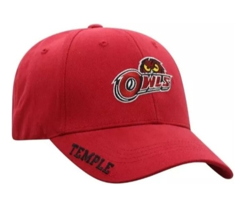 Gorra Ncaa Temple Owls Football Colegial Oficial 