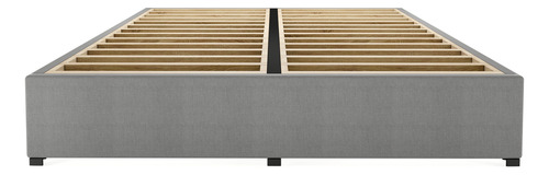 Base De Cama Queen Size Armable Madera Colchones Recamaras Gris