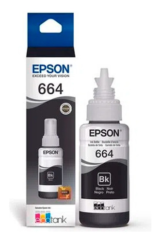 Tinta Epson T664 Negro Series L