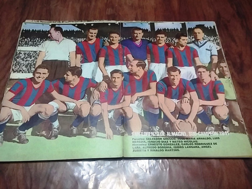 Poster San Lorenzo Sub Campeon 1941   Ideal Decoracion