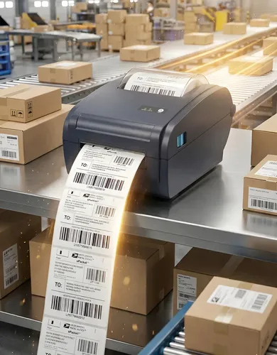 Impressora Termica De Etiqueta E Adesiva Para Ecommerce Full Preto 127 ...