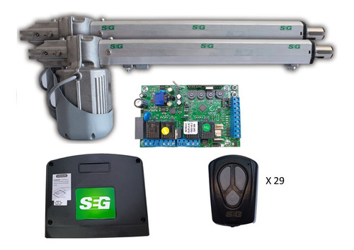 Kit Automatizacion Duo Combat 1/4hp Seg Porton Abatible29ctr
