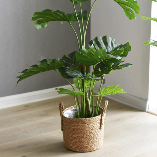 Hh Cesta De Flores, Cesta De Almacenamiento Tejida,