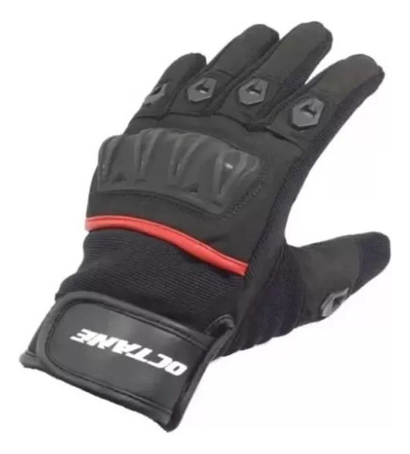 Guantes Touring Octane Oct 304 Negro/rojo Talle M