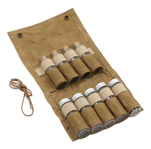 Estuche De Lona Para Barbacoa Juego De Mini Agujeros Caja De