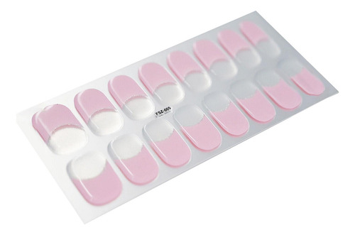 3 Envolturas De Uñas De Gel Semicuradas, Tiras De Uñas