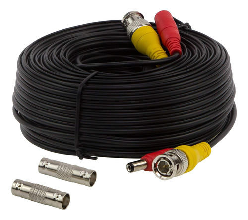 Installercctv Cable De Alimentacin Bnc Todo En Uno De 100 Pi