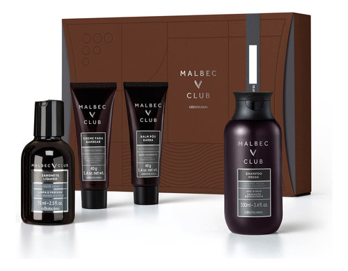 Kit De Regalo Para Hombre Malbec Club O - mL a $266