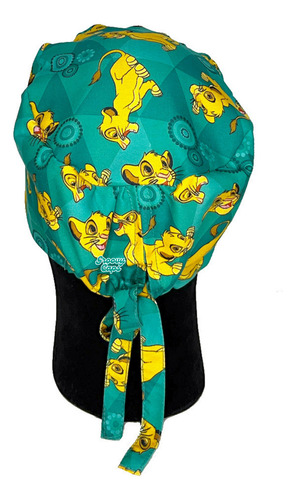Gorro Quirúrgico Hombre Groovy Caps Simba Verde Verde Hombre