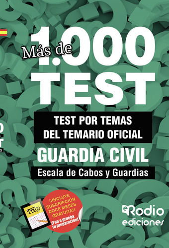 Libro Guardia Civil 2023 Escala De Cabos Y Guardias. Test...