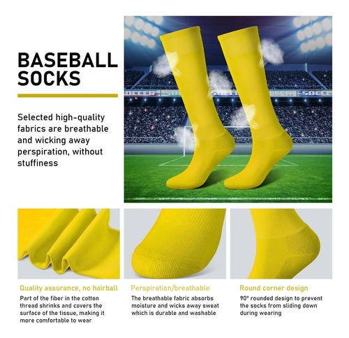 Zhanmai Cinturón De Béisbol Y Calcetines Combinados De Y Y