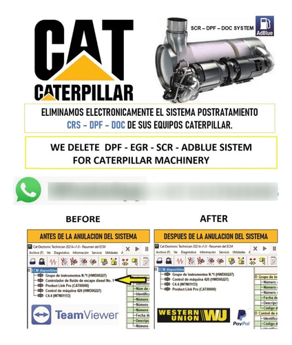 Eliminacion Urea Dpf Egr Adblue Caterpillar