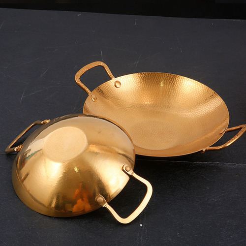 Olla De Acero Inoxidable, Olla Pequeña Con Doble Asa, Acero