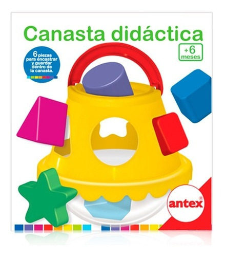 Juego Didáctico Canasta Didáctica De Encastre Antex 2280