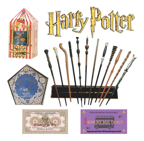 Varitas Harry Potter En Caja Ollivander De Lujo + Rana + Gra