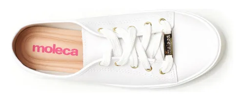 Zapatillas moleca blancas hot sale