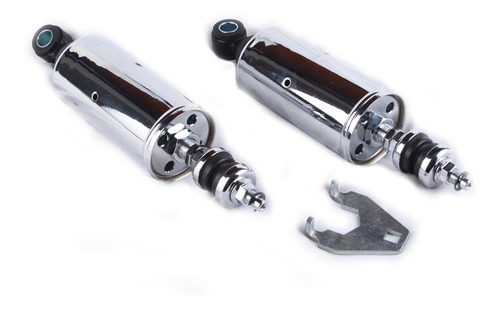 Amortiguadores Traseros Cromo Para Harley Davidson Softail