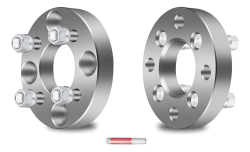 2 Adaptadores Espaciadores De Rueda De 4 Lúmenes De 1 Pulgad