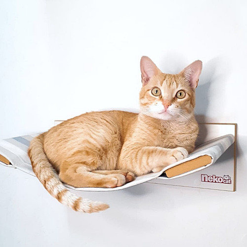 Imagem 4 de 5 de Prateleira Cama Rede Suspensa Para Gatos Nekocat