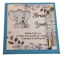 Comprar 50 Chocolates Nacimiento Baby Shower Bautizo Niño + Osito