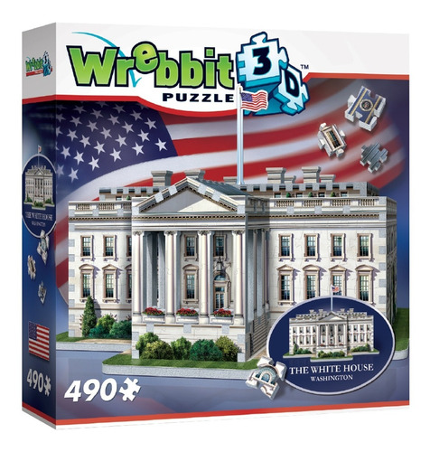 Puzzle 3d Wrebbit La Casa Blanca Washington Febo