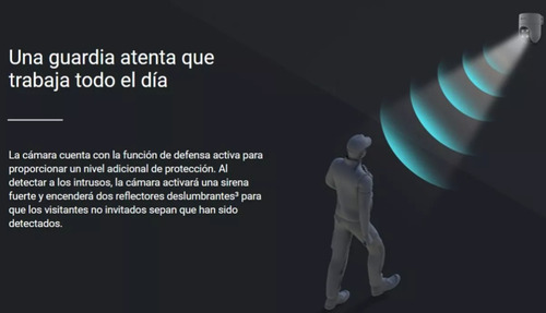 Imagen 4 de 10 de Camara Seguridad Wifi Ezviz H8c 2mp Color Audio Sirena 360