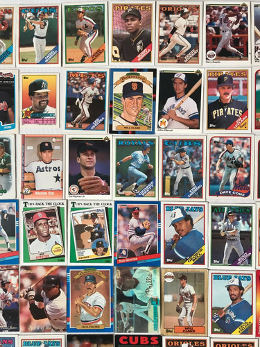 Lote De 108 Cards De Estrellas De Beisbol Tarjetas 80s Y 90s (Usado)