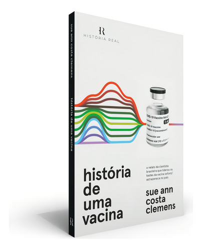 Historia de la vacuna Oxford/AstraZeneca por Costa Clemens y Sue Ann. Tapa blanda en portugués, 2021.