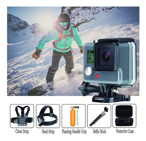 Kit Maleta Gopro 51 Accesorios Camara Deportes Envio Gr/3048