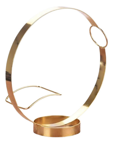 Soporte Para Botellas De Vino De Hierro En Forma De Dorado