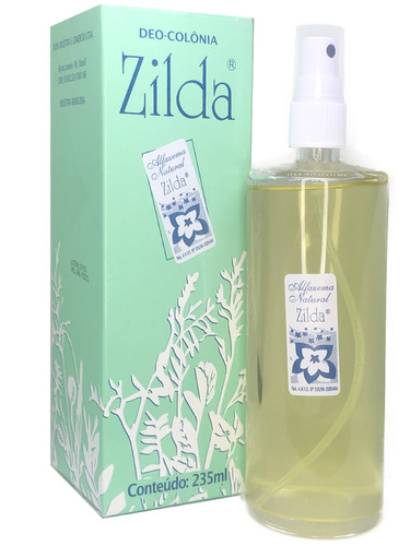 Colônia Alfazema Natural Zilda 235ml