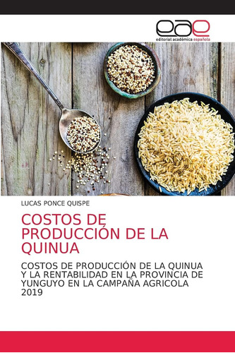 Libro: Costos De Producción De La Quinua: Costos De Producci