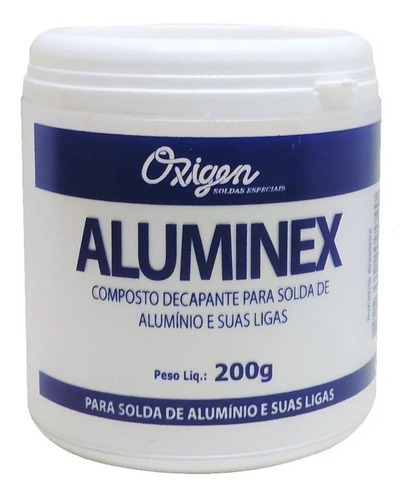 Fluxo Para Solda De Alumínio Aluminex 200g Oxigen