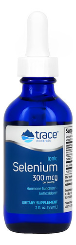 Trace Minerals Selênio Iônico Líquido 300mcg 59ml Importado