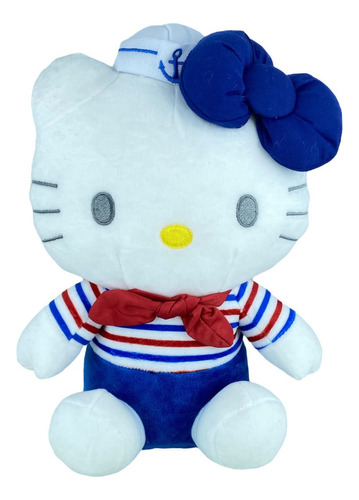 Peluche Hello Kitty Marinera 25 Cm Sanrio Gatito Mediano