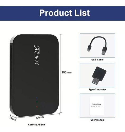 Cardroid Box Adaptador Apple Carplay A Android Ai Box