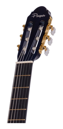 Imagen 5 de 11 de Guitarra Criolla Niño Parquer Azul Principiante Con Funda