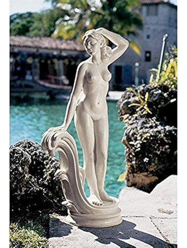 Diseño Toscano Mademoiselle Modele Art Deco Estatua Grande