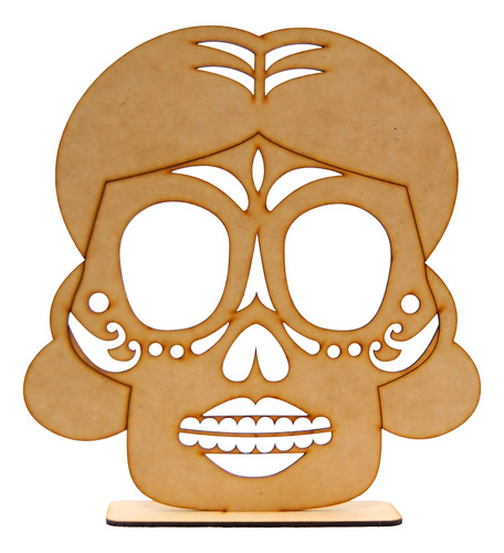 Kit 4 Caretas Figuras De Calaveras Día De Muertos Halloween