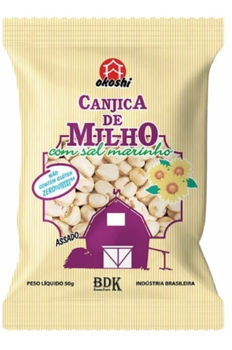 Kit 2x: Canjica De Milho Com Sal Marinho Okoshi 50g