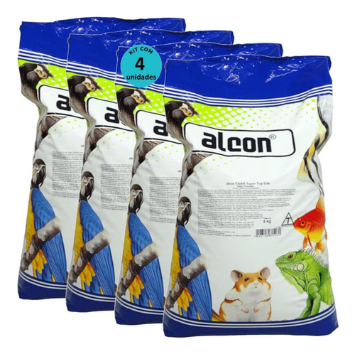 Alcon Club Super Top Life 5kg Super Premium Kit Com 4