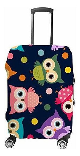Maleta - Rashu Luggage Covers Cute Owls Patter Bird Suit