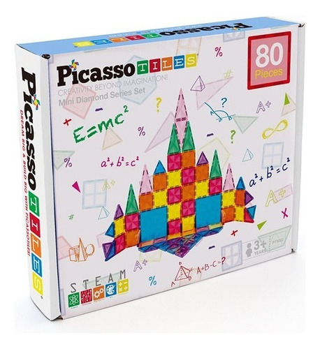 Ptm80 Mini Diamantes 80 Piezas Juguetes Magneticos Picasso