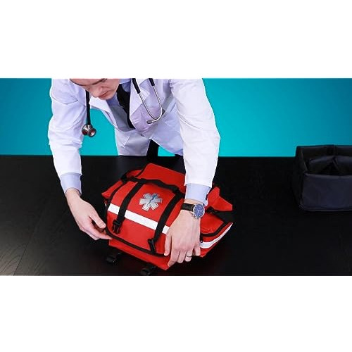 Kbro74o First Responder Bag For Trauma, 17'x7'x 9' Prof...